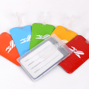Thẻ Hành Lý <span class=keywords><strong>Pvc</strong></span> Theo Yêu Cầu Của Máy Bay Du Lịch Cá Nhân Chất Lượng Cao Có Dây Đeo Bằng Nhựa - Product Image 2