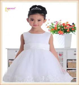 Baby mädchen kleider weiße prinzessin kleid mode kinder mädchen kleider für mädchen von 2-8 Jahre Mädchen mit bogen dekoration