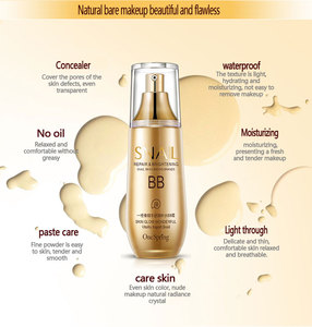 Crème <span class=keywords><strong>BB</strong></span> naturelle <span class=keywords><strong>nude</strong></span> facile à appliquer à base de mucus d'escargot OEM ODM One Spring - Product Image 4