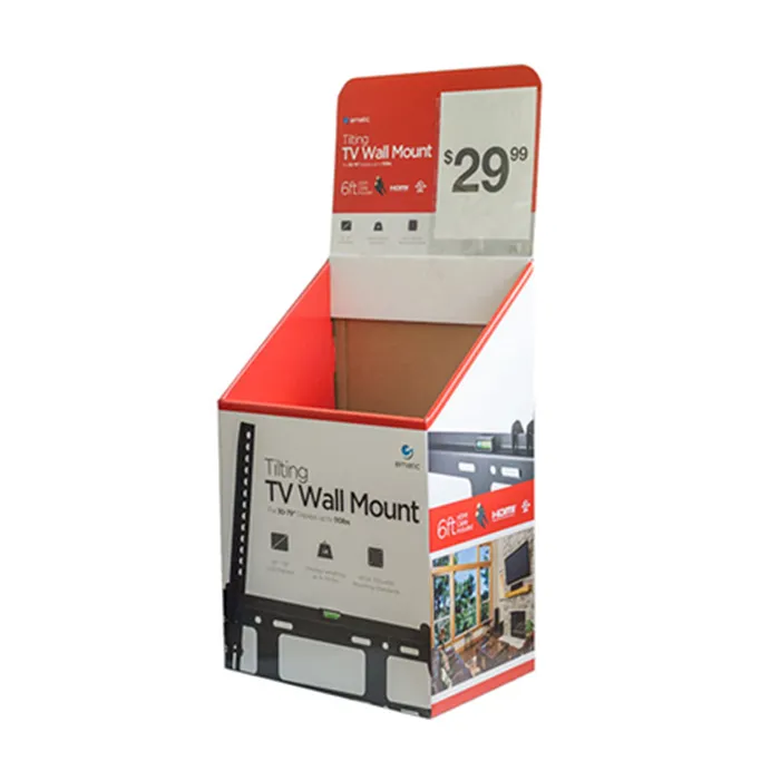 HOT Heavy Duty Promotion Retail Store Custom Carton Pop Cardboard Dump Bin Display