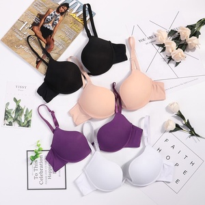 新着トラックレス女性セクシーブラ下着プッシュアップディーププランジブラ卸売ロパインテリアブラ - Product Image 2