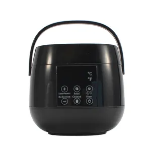 White/Black LCD Display Hair Removal Tool Personal Care SPA Hand Epilator Feet Paraffin Wax Smart Warmer Wax Heater