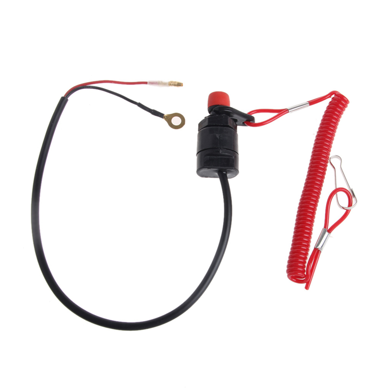 Бесплатная доставка, ремень безопасности для мотоцикла, универсальный лодочный подвесной мотор, стоп-переключатель