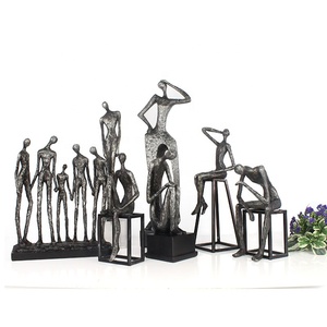 Estatua <span class=keywords><strong>de</strong></span> Resina, Dulce Hogar, una Familia <span class=keywords><strong>de</strong></span> Tres Personas <span class=keywords><strong>de</strong></span> la Mano, para Decoración del Hogar - Product Image 6