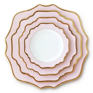 Vaisselle <span class=keywords><strong>fine</strong></span> en <span class=keywords><strong>porcelaine</strong></span> céramique, or brillant, vaisselle <span class=keywords><strong>fine</strong></span>, vente en gros, - Product Image 1