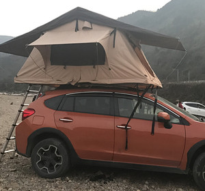 <span class=keywords><strong>Precio</strong></span> de fabricación acampa impermeable coche de techo superior tienda con toldo para coches - Product Image 1