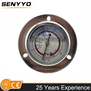 압력 미터 2.5 ", 2.6", 3 "다이얼 크기 내구성 안티 진동 프레온 유압 압력 게이지 - Product Image 3