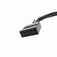 Kustom 2-in-1 28awg/1p 24awg/2c AWM vw-1 gaya 2725 jalinan ekstensi USB kabel HD-MI perakitan