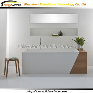 Lavabo <span class=keywords><strong>de</strong></span> superficie sólida <span class=keywords><strong>de</strong></span> baño <span class=keywords><strong>de</strong></span> <span class=keywords><strong>pie</strong></span> <span class=keywords><strong>de</strong></span> calidad superior - Product Image 3