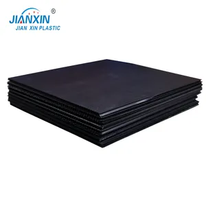 10mm 24 *36 Black Anti Static Twin Wall Polypropylene Core Flute Cardboard Sheet,Board/PP Corrugated Plastic Hollow Sheet