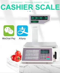 30kg Electronic Barcode Label Printing <strong>Scale</strong> Cash Register Weighing <strong>Scale</strong> With Thermal Printer - Product Image 6