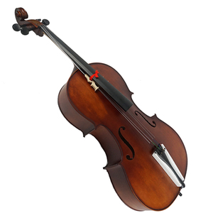 Meilleure marque de violon chinoise Sinomusik <span class=keywords><strong>Violoncelle</strong></span> en bois massif avancé <span class=keywords><strong>4</strong></span>/<span class=keywords><strong>4</strong></span> avec sac et archet - Product Image 2