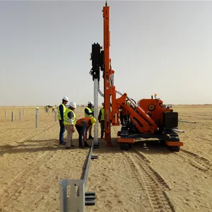 MZ460Y-2 ramming pile driver post driving machine for photovoltaic solar mounting installation