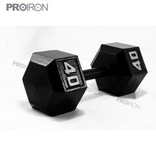 Crossfit gris hammertone con mancuernas de hierro fundido - Product Image 1