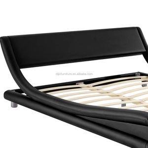 Base de Cama Elegante de Perfil Bajo en Cuero Sintético PU - Product Image 4
