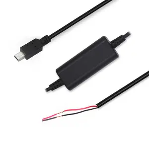 12v para 5v 3a transformador de energia dc, conversor de voltagem, módulo de passagem para baixo com micro mini adaptador de conector de cabo usb