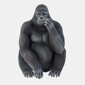 Custom 3D <strong>Gorilla</strong> <strong>Statue</strong> - Product Image 1