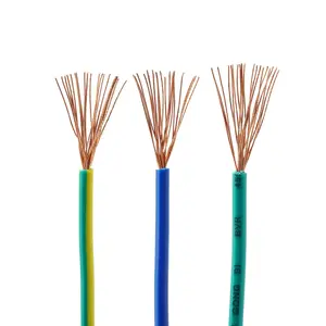 China manufacturer BVR 25mm Copper Conductor Material cable single core household soft wire used electric heating wire cable