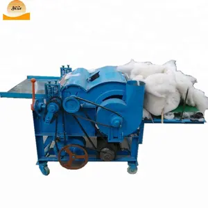 Waste cotton sweater textile fabric opener slitting machine cotton fiber opening recycling machine