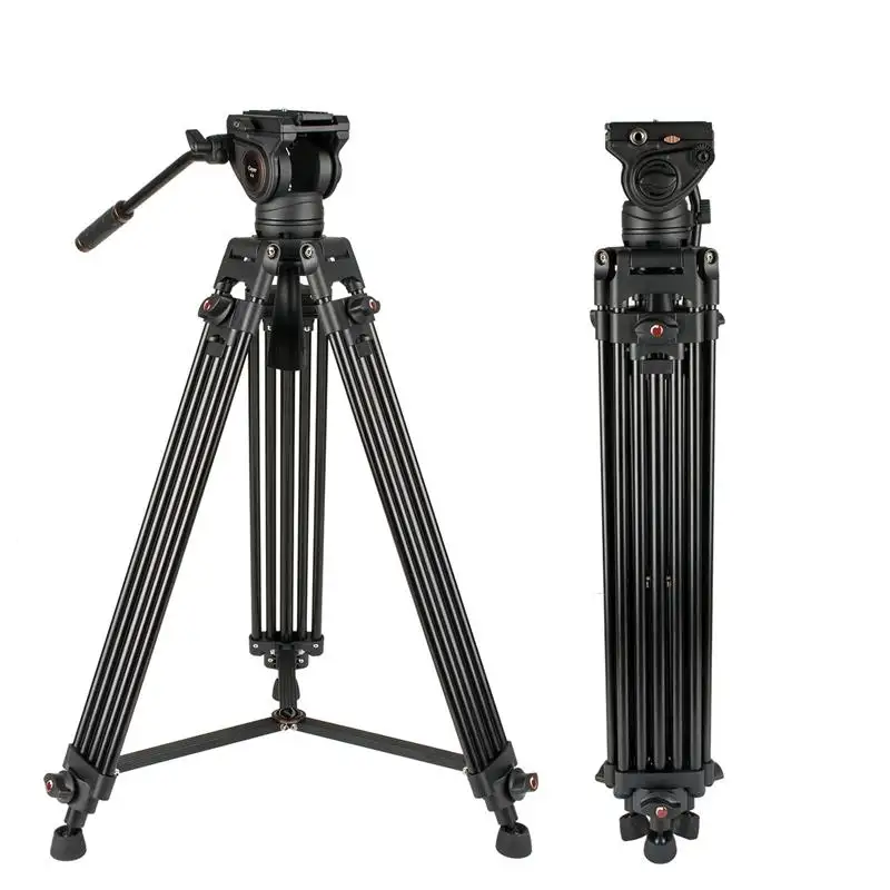 Cayer BV30L Video kamera tripodlar ağır Tripod kaliteli fotoğraf ekipmanları profesyonel Tripod alüminyum