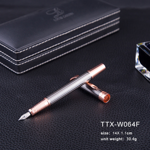 TTX nuova penna stilografica in metallo dorato goffrato con Logo personalizzato <span class=keywords><strong>di</strong></span> <span class=keywords><strong>lusso</strong></span> <span class=keywords><strong>di</strong></span> alta qualità per regalo aziendale - Product Image 4