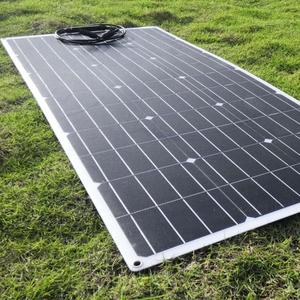 高効率18V 90W軽量フレキシブルOEM/<span class=keywords><strong>DOM</strong></span>ソーラーパネルカーボートRVヨットキャンプ1年保証付き - Product Image 1