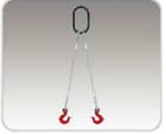 LIFT-ALL 142LBX20 블랙 2겹 접이식 아이 와이어 로프 슬링 20피트 2200파운드 스틸 - Product Image 3