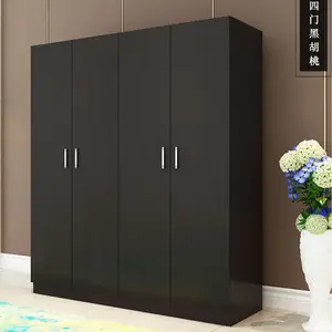 En gros moderne pas cher mélamine face MDF 3 portes chambre armoires design chambre meubles prix armoire en bois massif