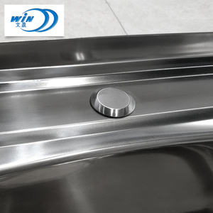 Fregadero de Cocina Moderno de una Sola Pieza con Cascada y Escurridor, Acero Inoxidable, 5 Años de Garantía, 800*600 - Product Image 6