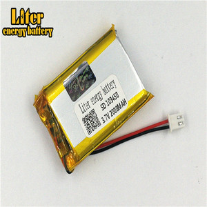 Plug 2.5-2 P 103450 Lithium battery 2000 mah Rechargeable Li Polymer Battery PL LiPo battery with wire - Product Image 3