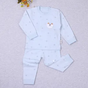 Hersteller Großhandel Neugeborene Baby Kinder 100% Baumwolle Nachtwäsche Kinder Pyjama