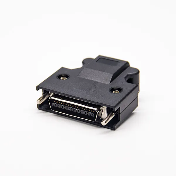 Screw Lock Field Assembly Male HPCN 36 Pin SCSI Connector for Cable