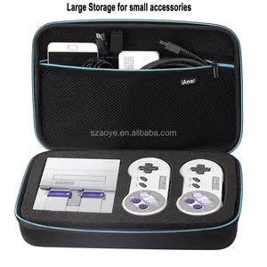 תיק נשיאה עבור SNES קלאסי מיני מהדורה, קשה נסיעות מקרה עבור סופר NES קלאסי מיני קונסולת מגן אחסון תיק