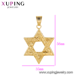 Кулон-56 Высокое качество модная подвеска xuping 24k золотистого цвета в форме звезды Подвеска для вечеринки - Product Image 2