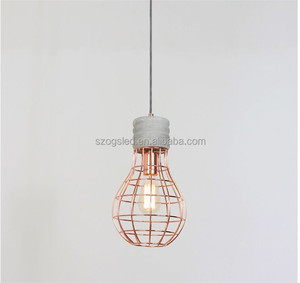 Vintage Moderno Diseño de Iluminación de Interior E27 Lámpara de <span class=keywords><strong>Hierro</strong></span> Forjado de Techo de Cemento para <span class=keywords><strong>el</strong></span> Hotel y <span class=keywords><strong>Restaurante</strong></span> - Product Image 6