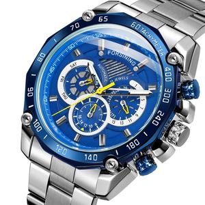 Montre homme Forsining, nouveau design de luxe, 3 ATM résistant à l'eau, mouvement automatique, Relogio Masculino - Product Image 4