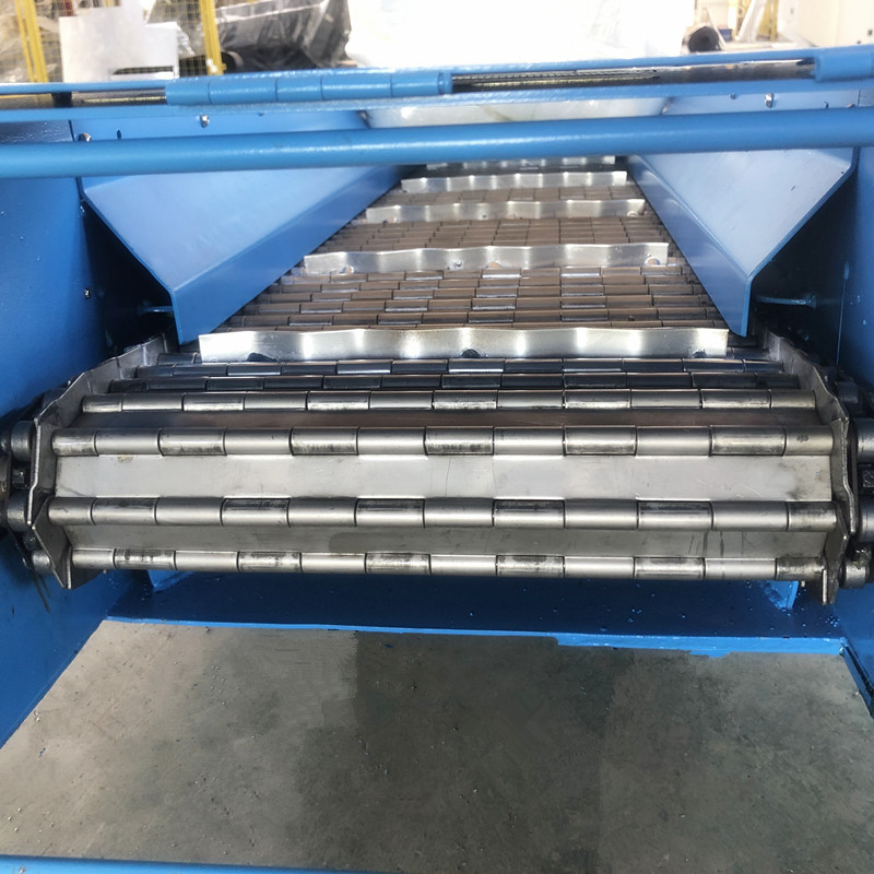 Galvanized Stainless Steel Plate Chain Conveyor Belt For Chip