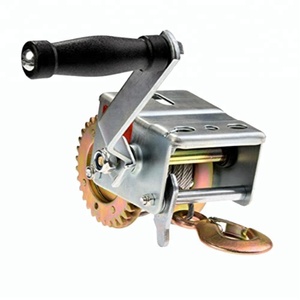 Treuil manuel de bateau Portable, corde métallique en acier avec sangle, 20 kg, 1000lb - Product Image 2