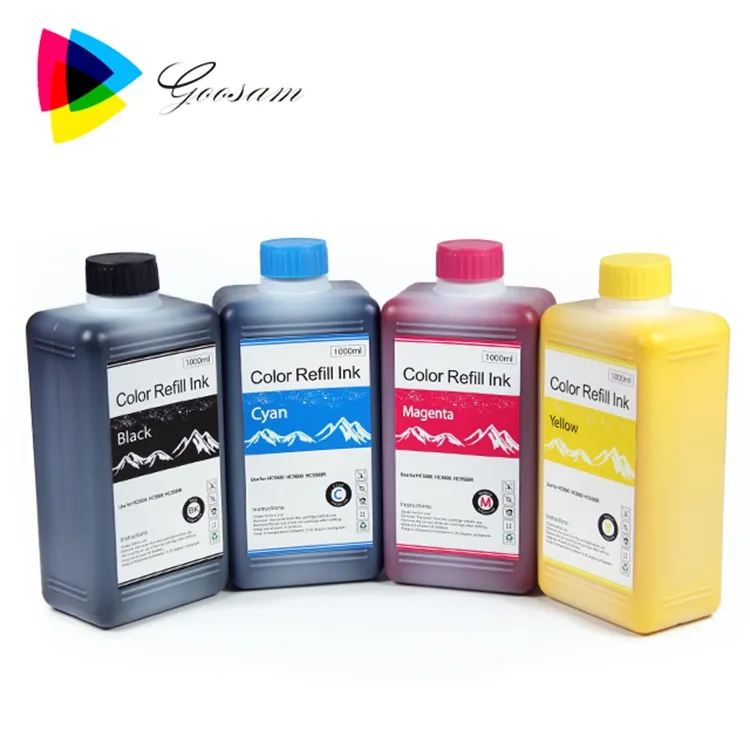 CMYK 4 renk için yağ bazlı pigment mürekkep hc5500 comcolor yazıcı