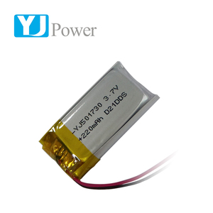 Recargable del lipo batería de polímero 501730 de 3,7 V 220 mAh batería de iones de litio con PCB - Product Image 3
