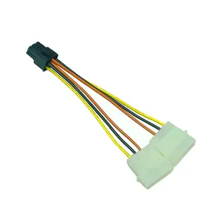 china factory custom 2 in 1 big 4p molex 4 pin connector wiring harness