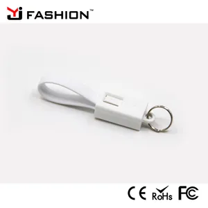 Chine Usine Approvisionnement Direct Forte magnétique porte-clés câble USB keychain câble usb trousseau pour Android
