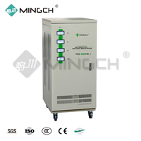 Régulateur de tension automatique à double bobine triphasé de type servomoteur TNS 15 20 30 40 60 75 100 KVA, capacité 100%