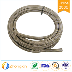 AN3 AN4 AN6 AN8 1/4 "de acero inoxidable trenzado manguera de teflón manguera de gas para las carreras de <span class=keywords><strong>Motos</strong></span> - Product Image 2