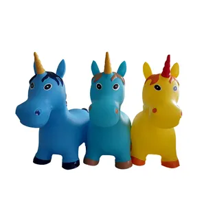 PVC Inflatable Air Melompat Anak-anak Melompat Kuda Mainan Anak-anak Melompat Mainan