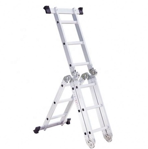 ปรับ 4*7 ขั้นตอนบานพับอลูมิเนียมบริษัทอเนกประสงค์พับบันได - Product Image 4