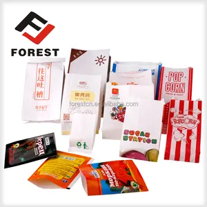 Gute grade POPCORN Exported French frites/KFC französisch frites verpackung/V boden papier tasche