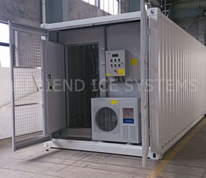 10 T capacité Aluminium conteneur modulaire bloquer l'usine de glace avec de la glace du - Product Image 6