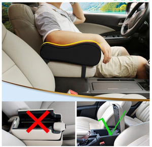 Comodo Cuscino in Schiuma per Bracciolo della Console Centrale dell'Auto con Rivestimento in Rete Nera - Product Image 5