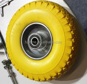 <span class=keywords><strong>Roue</strong></span> en mousse PU de bonne qualité 3.00-4 (260x85) pour chariot à main - Product Image 5